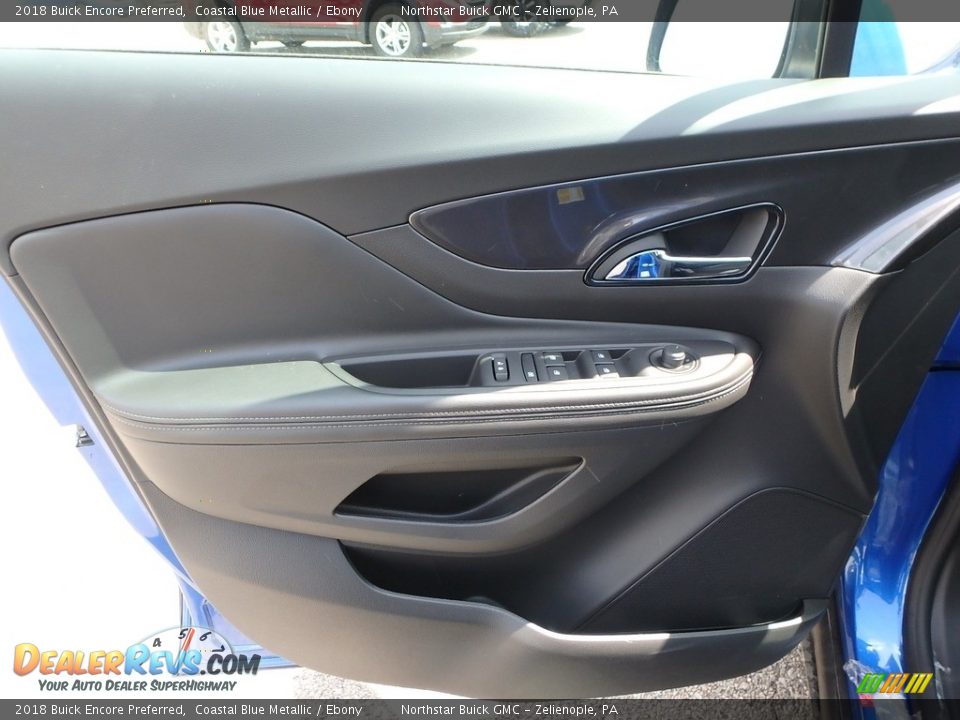 2018 Buick Encore Preferred Coastal Blue Metallic / Ebony Photo #13