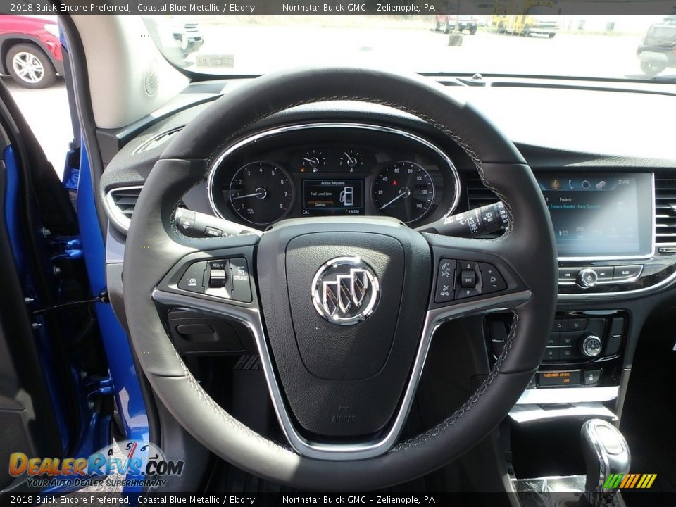 2018 Buick Encore Preferred Coastal Blue Metallic / Ebony Photo #16