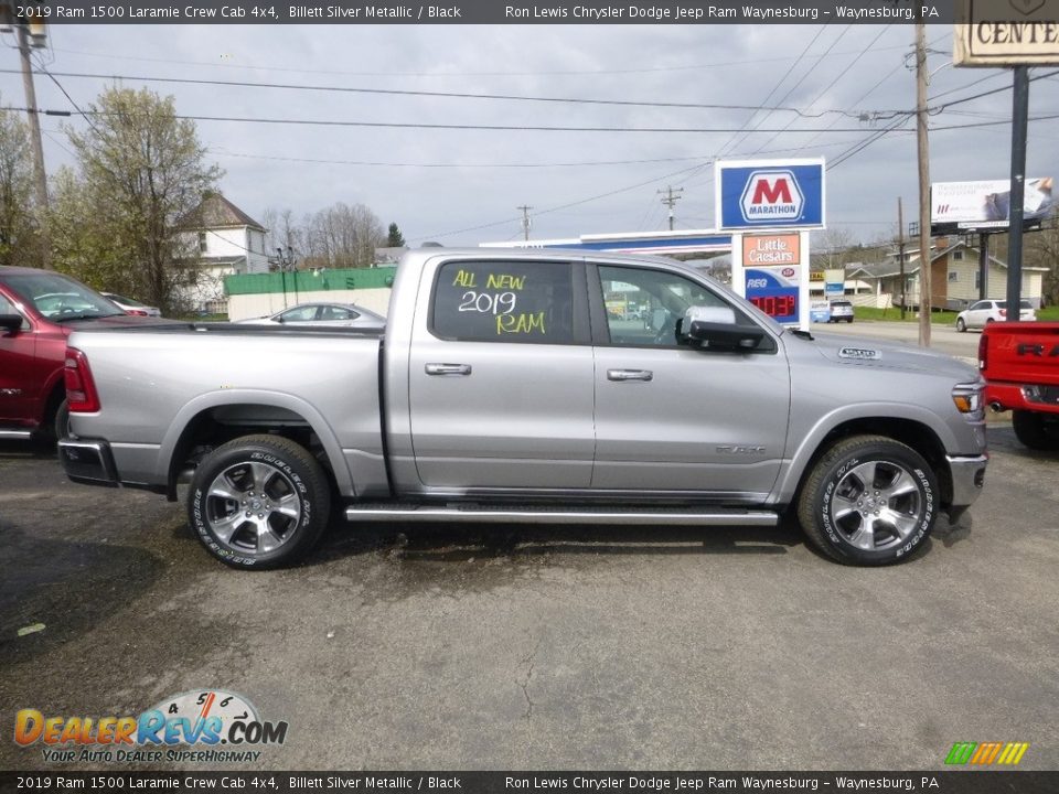 Billett Silver Metallic 2019 Ram 1500 Laramie Crew Cab 4x4 Photo #6