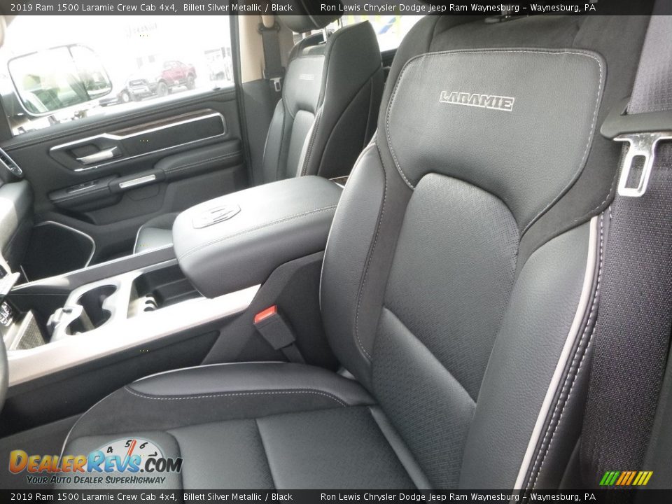 2019 Ram 1500 Laramie Crew Cab 4x4 Billett Silver Metallic / Black Photo #16
