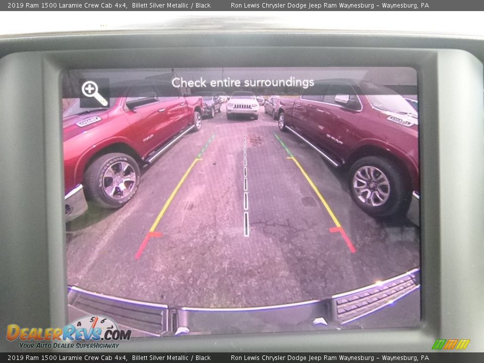2019 Ram 1500 Laramie Crew Cab 4x4 Billett Silver Metallic / Black Photo #19