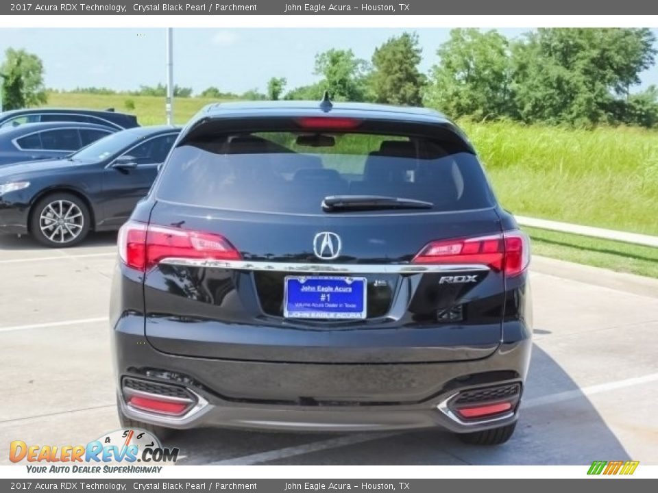 2017 Acura RDX Technology Crystal Black Pearl / Parchment Photo #6