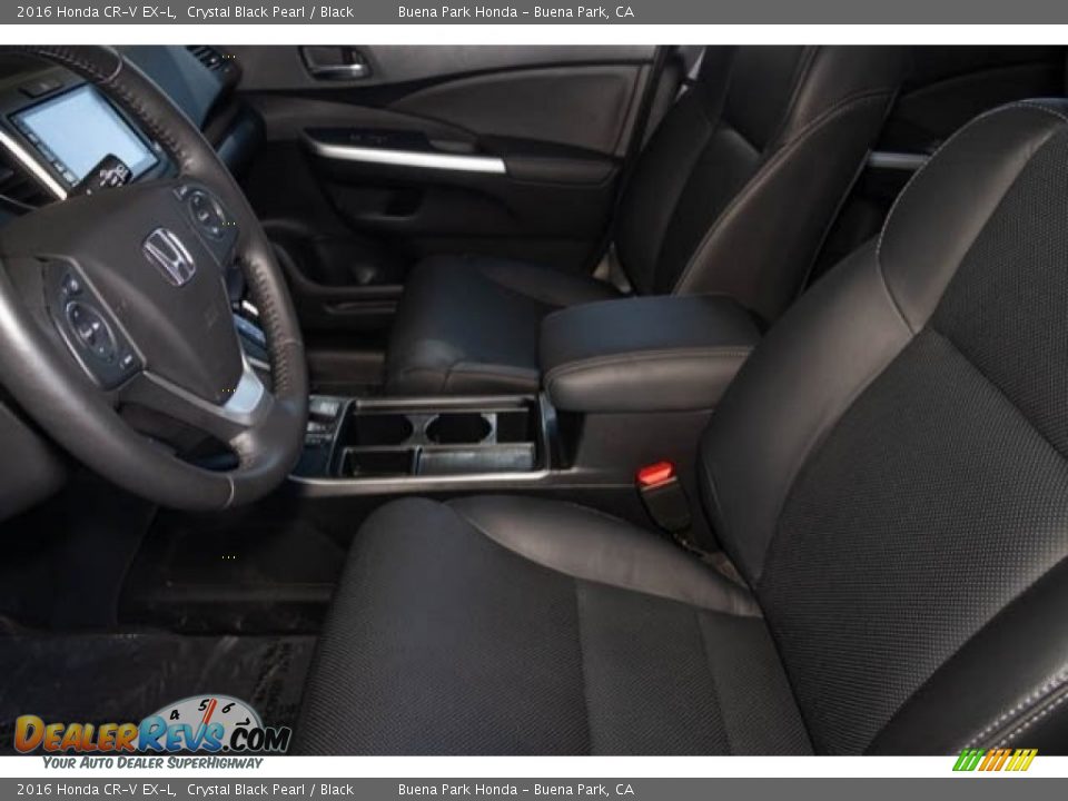 2016 Honda CR-V EX-L Crystal Black Pearl / Black Photo #3