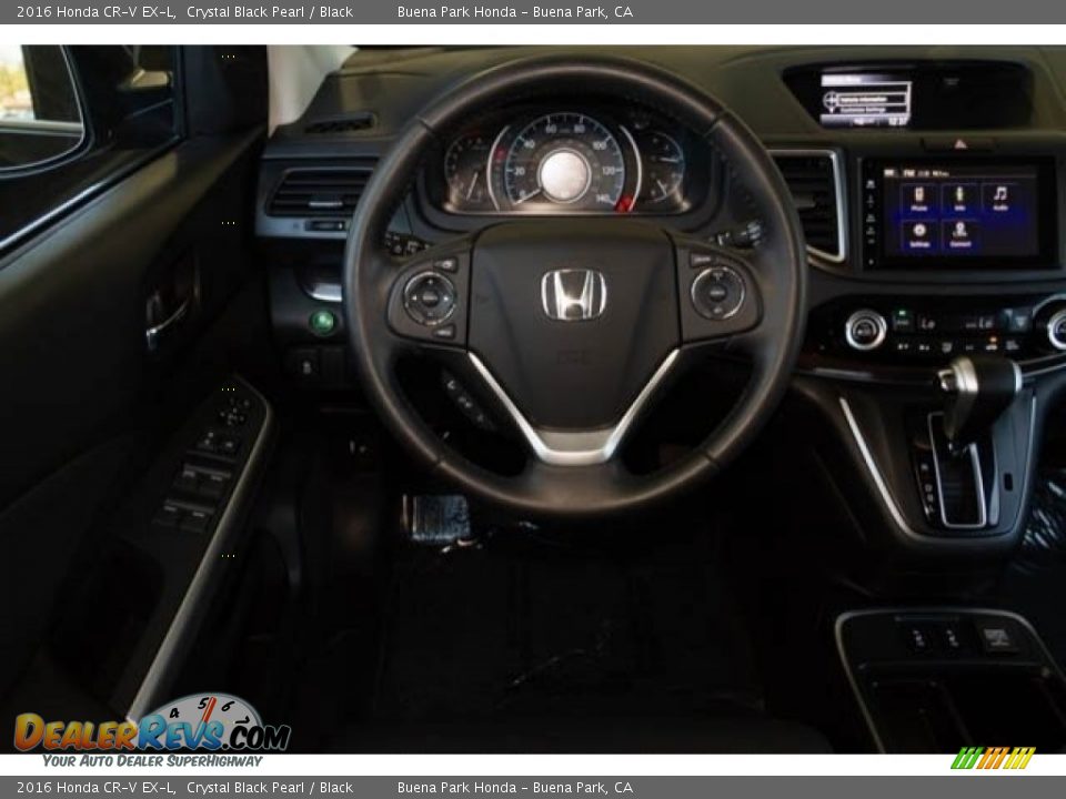 2016 Honda CR-V EX-L Crystal Black Pearl / Black Photo #5