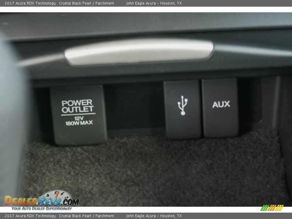 2017 Acura RDX Technology Crystal Black Pearl / Parchment Photo #35