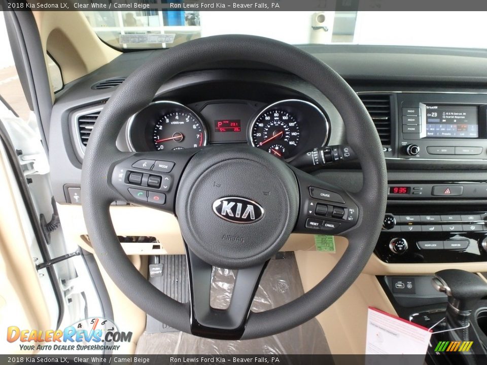 2018 Kia Sedona LX Steering Wheel Photo #18