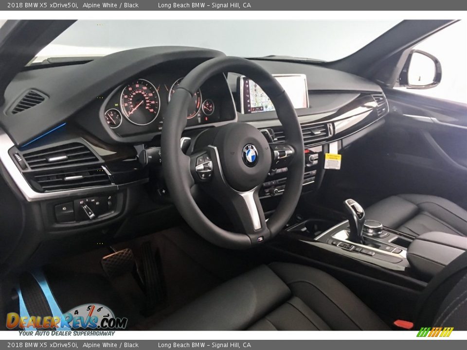2018 BMW X5 xDrive50i Alpine White / Black Photo #5