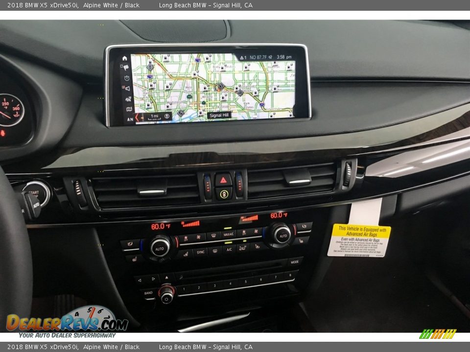 2018 BMW X5 xDrive50i Alpine White / Black Photo #6