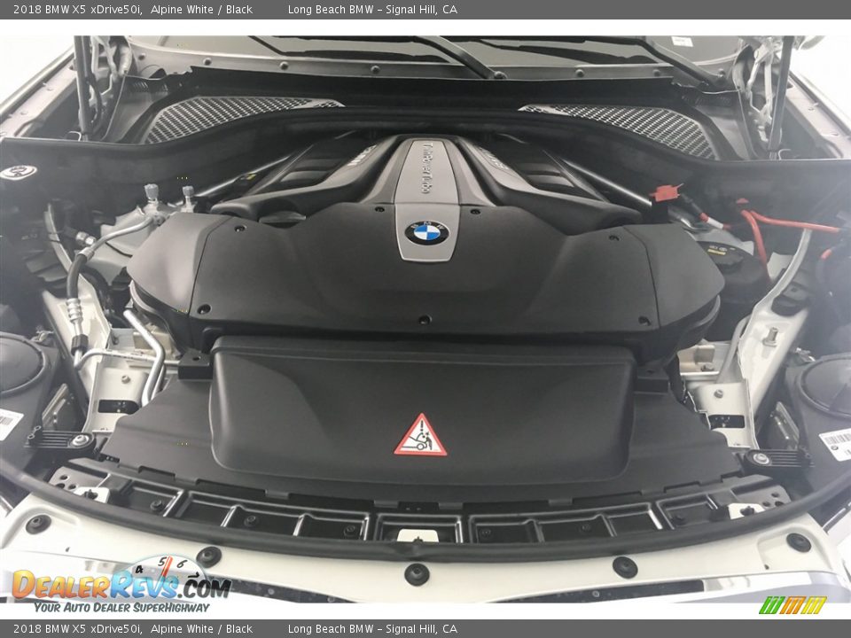 2018 BMW X5 xDrive50i Alpine White / Black Photo #8
