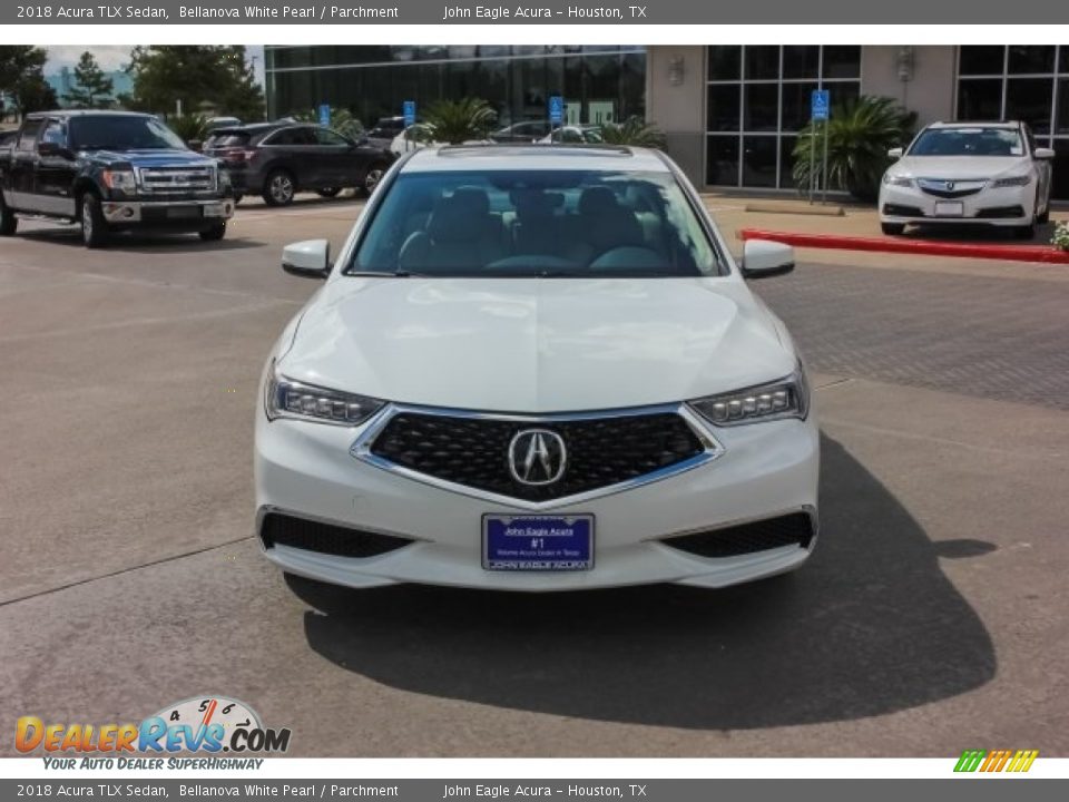 2018 Acura TLX Sedan Bellanova White Pearl / Parchment Photo #2