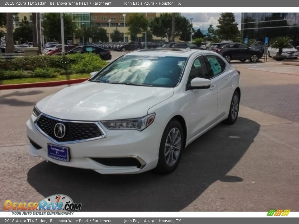 2018 Acura TLX Sedan Bellanova White Pearl / Parchment Photo #3