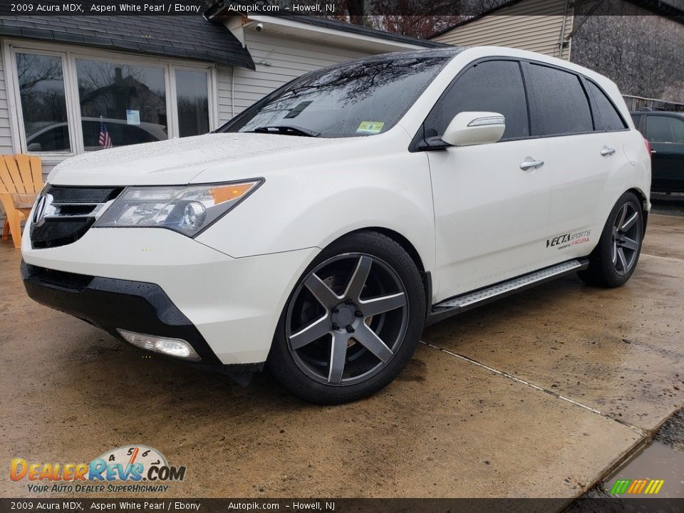 2009 Acura MDX Aspen White Pearl / Ebony Photo #1