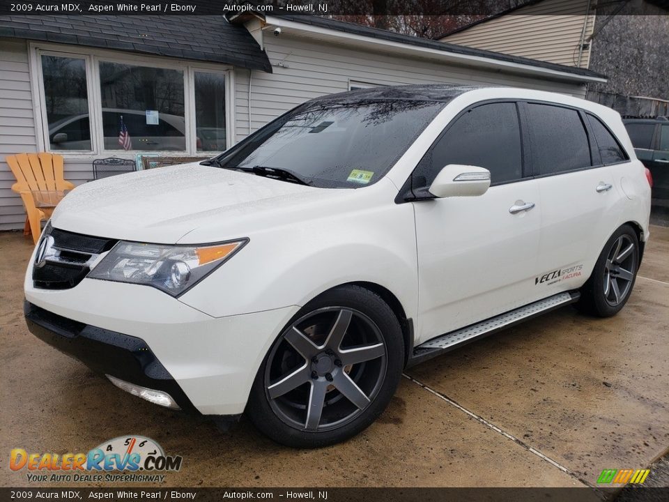 2009 Acura MDX Aspen White Pearl / Ebony Photo #2