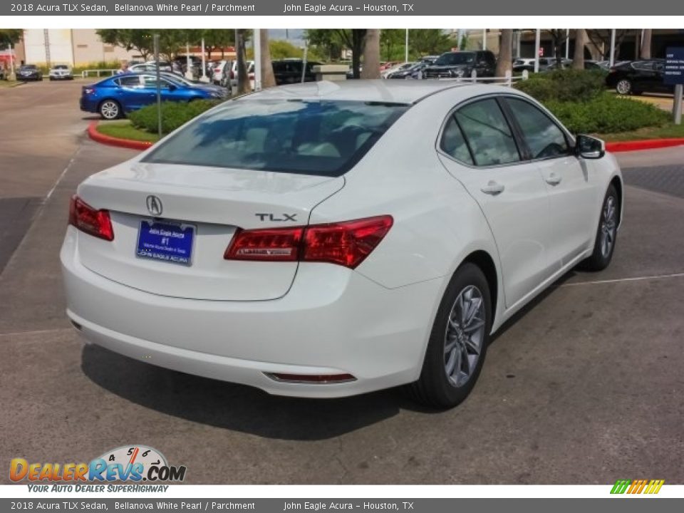 2018 Acura TLX Sedan Bellanova White Pearl / Parchment Photo #7