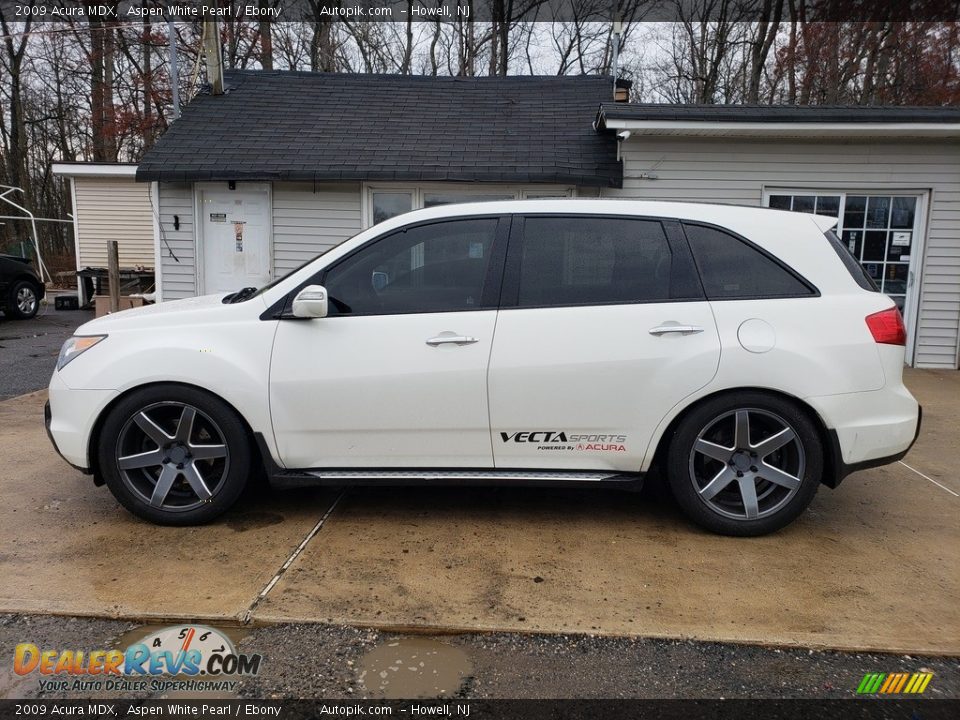 2009 Acura MDX Aspen White Pearl / Ebony Photo #4