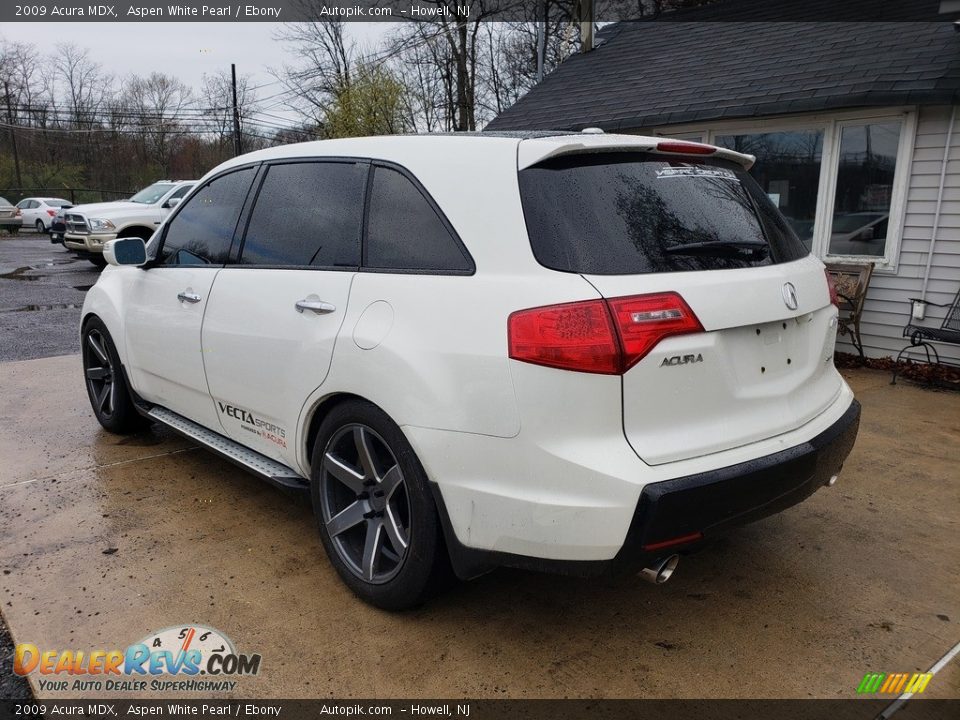 2009 Acura MDX Aspen White Pearl / Ebony Photo #5