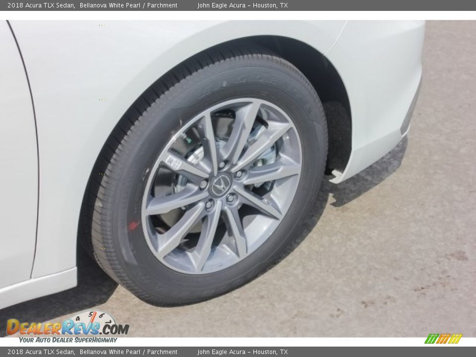2018 Acura TLX Sedan Bellanova White Pearl / Parchment Photo #12