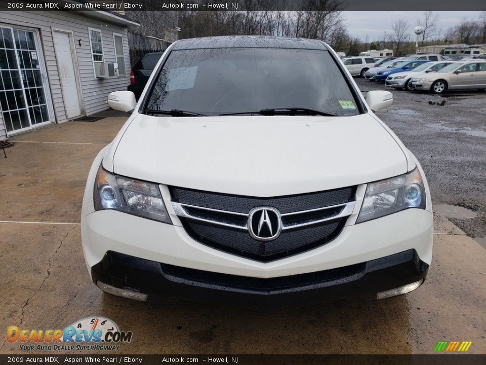 2009 Acura MDX Aspen White Pearl / Ebony Photo #9
