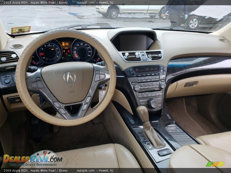 2009 Acura MDX Aspen White Pearl / Ebony Photo #10