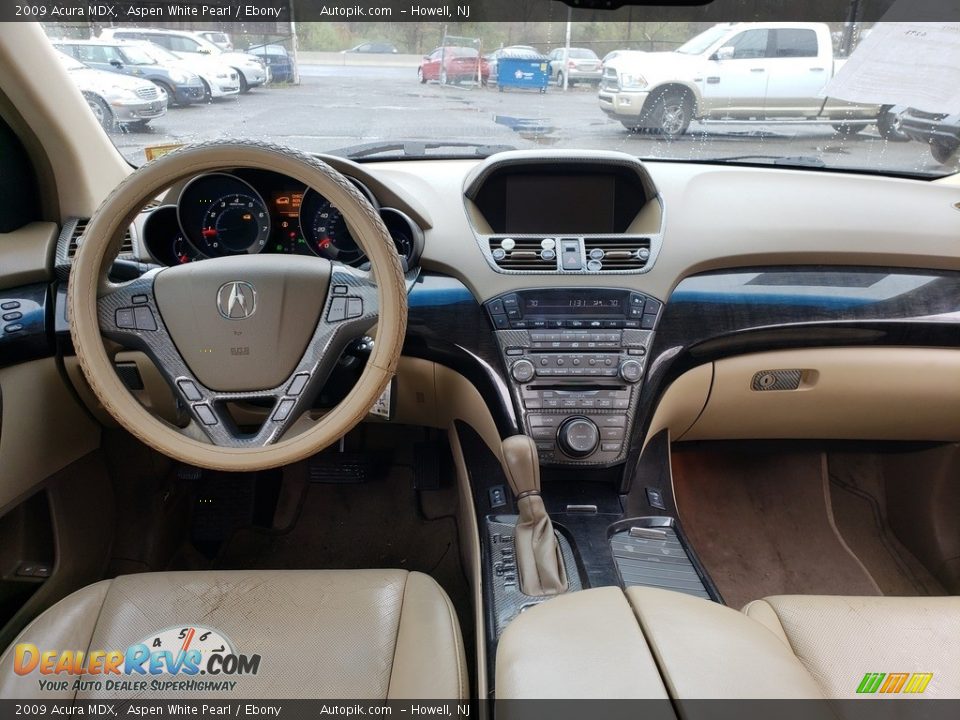 2009 Acura MDX Aspen White Pearl / Ebony Photo #11
