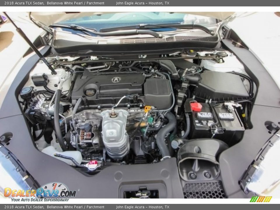 2018 Acura TLX Sedan Bellanova White Pearl / Parchment Photo #23