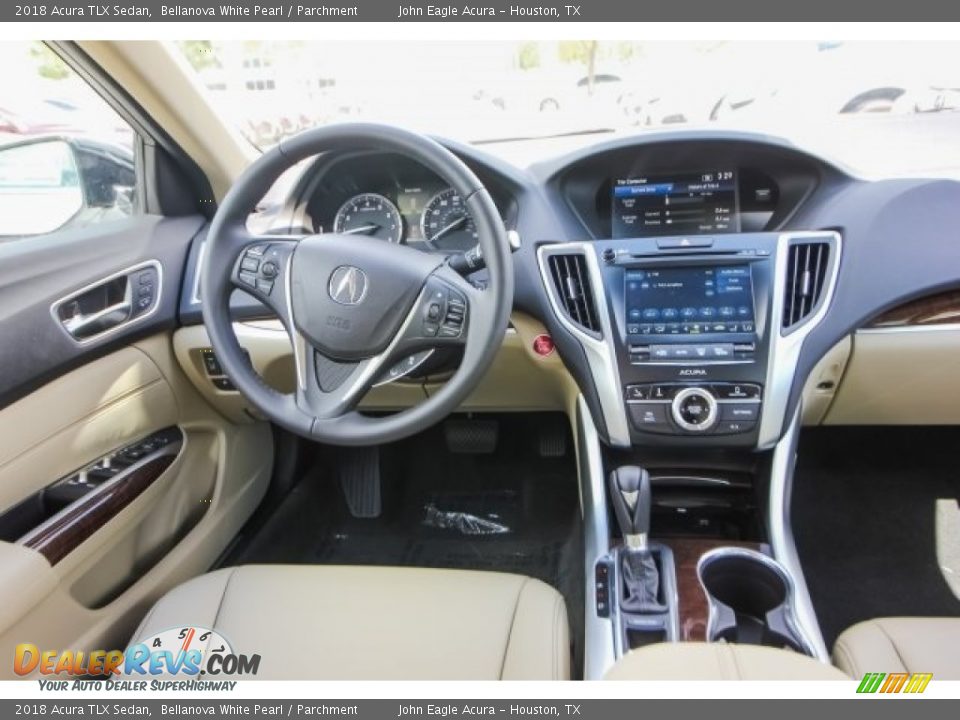 2018 Acura TLX Sedan Bellanova White Pearl / Parchment Photo #24