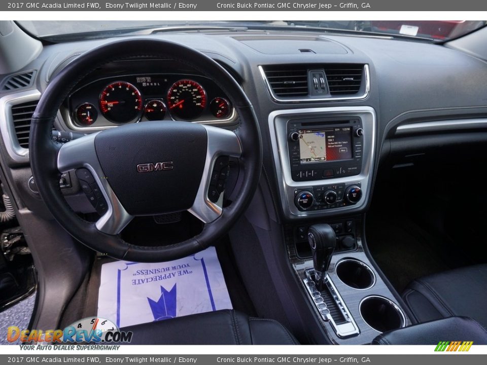 2017 GMC Acadia Limited FWD Ebony Twilight Metallic / Ebony Photo #6