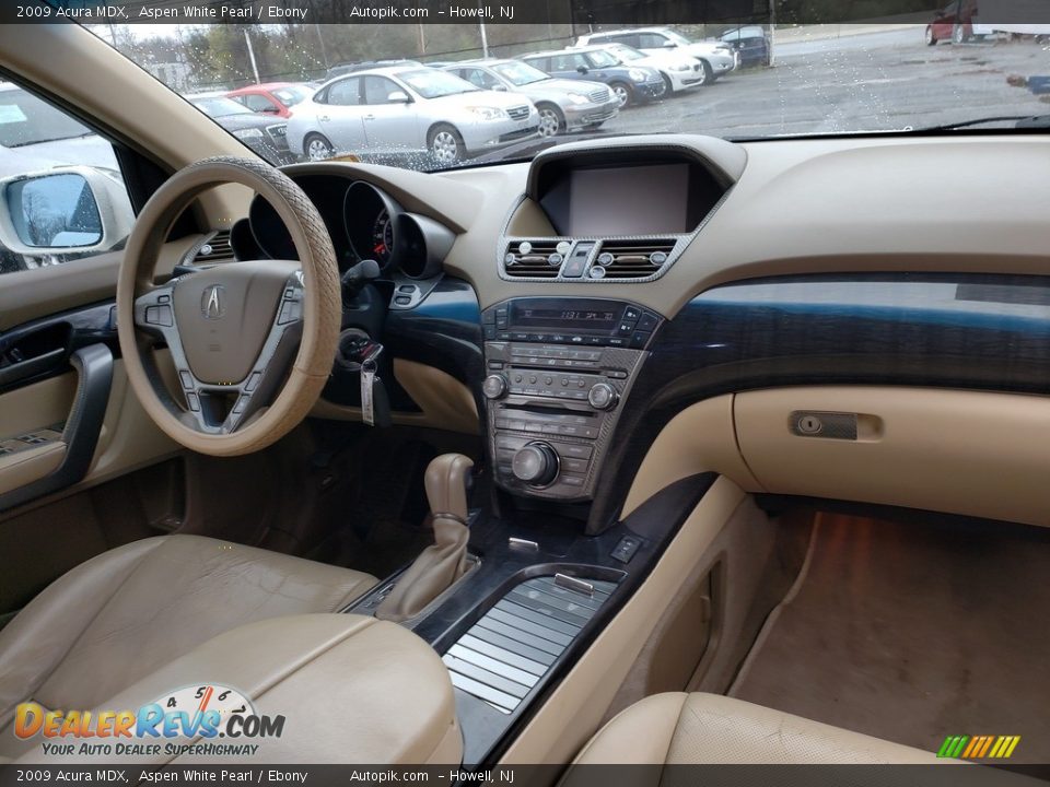 2009 Acura MDX Aspen White Pearl / Ebony Photo #14
