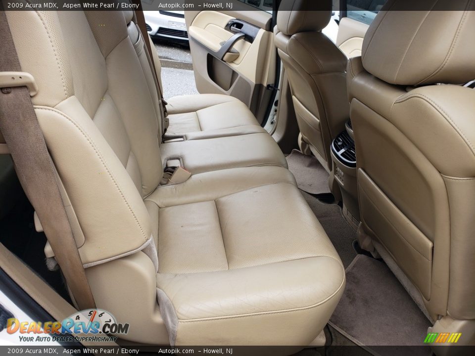 2009 Acura MDX Aspen White Pearl / Ebony Photo #16
