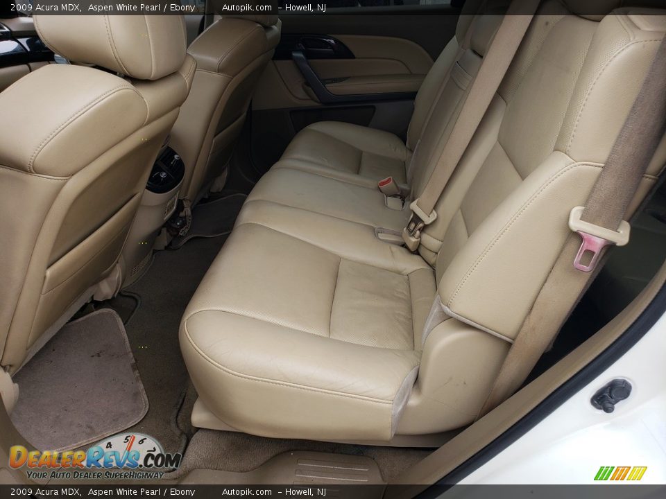 2009 Acura MDX Aspen White Pearl / Ebony Photo #17