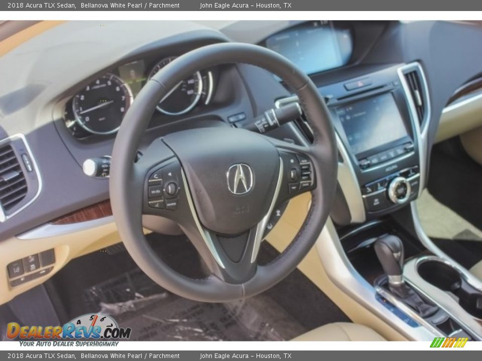 2018 Acura TLX Sedan Bellanova White Pearl / Parchment Photo #36
