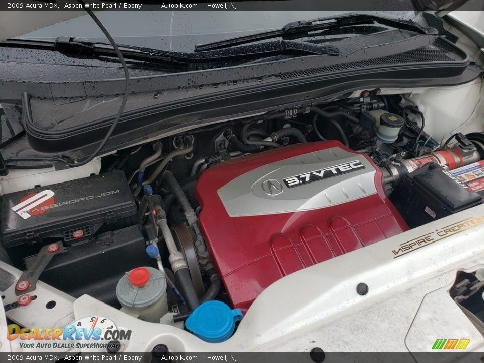 2009 Acura MDX Aspen White Pearl / Ebony Photo #21
