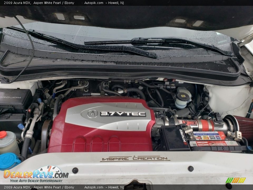 2009 Acura MDX Aspen White Pearl / Ebony Photo #22