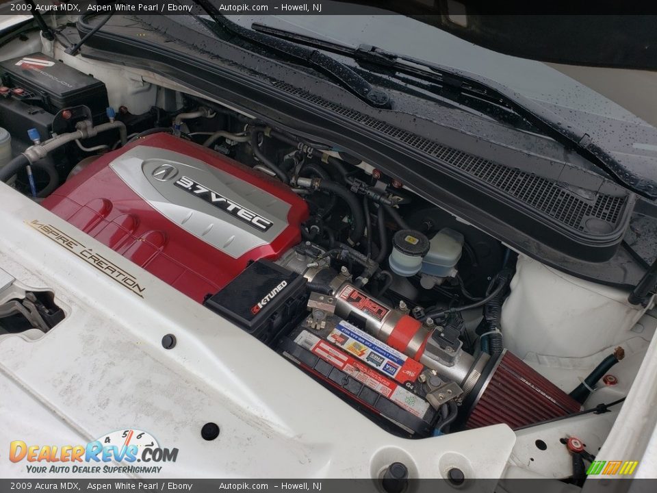 2009 Acura MDX Aspen White Pearl / Ebony Photo #23