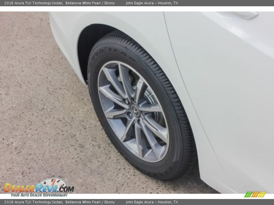 2018 Acura TLX Technology Sedan Bellanova White Pearl / Ebony Photo #13