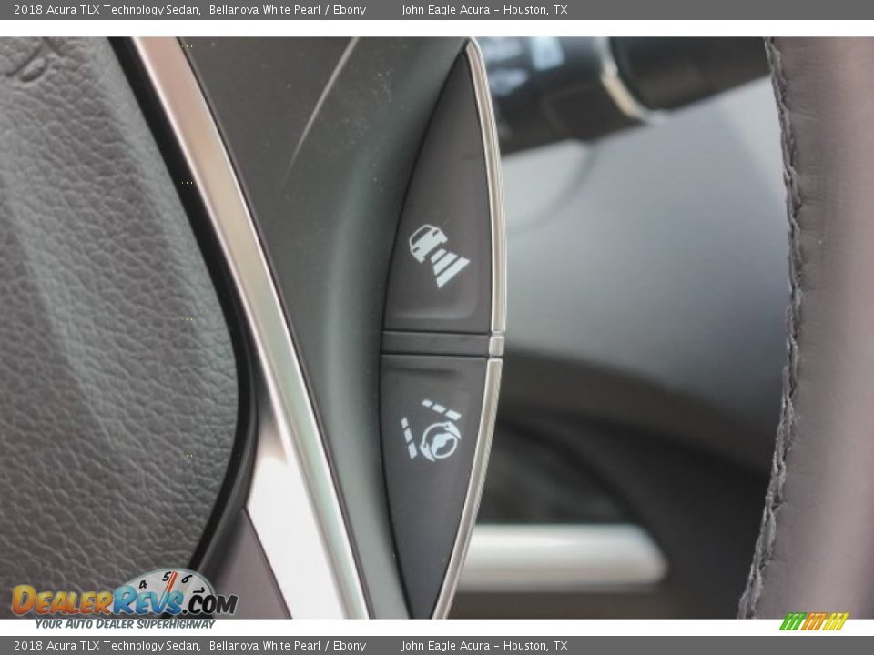 2018 Acura TLX Technology Sedan Bellanova White Pearl / Ebony Photo #33