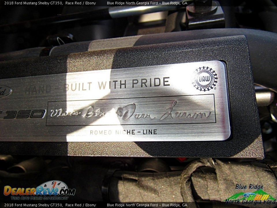 2018 Ford Mustang Shelby GT350 Race Red / Ebony Photo #12