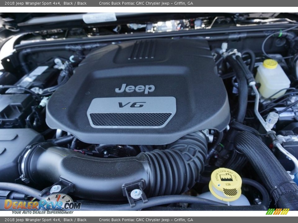 2018 Jeep Wrangler Sport 4x4 Black / Black Photo #13