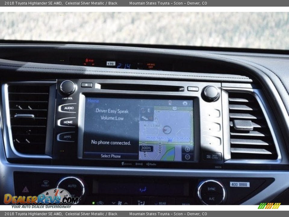 2018 Toyota Highlander SE AWD Celestial Silver Metallic / Black Photo #10
