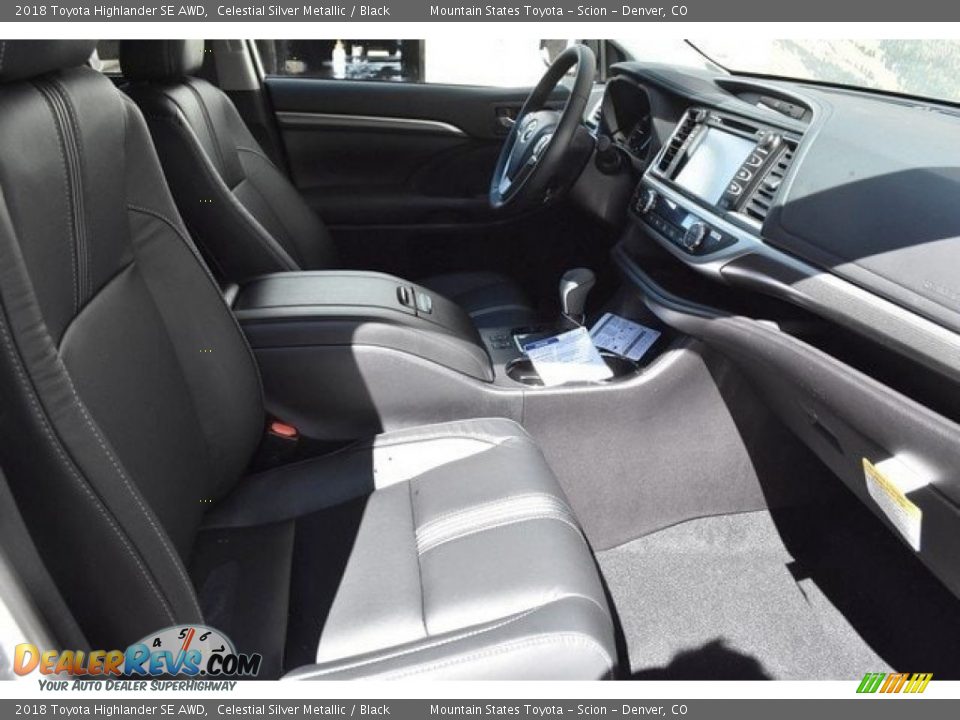 2018 Toyota Highlander SE AWD Celestial Silver Metallic / Black Photo #12