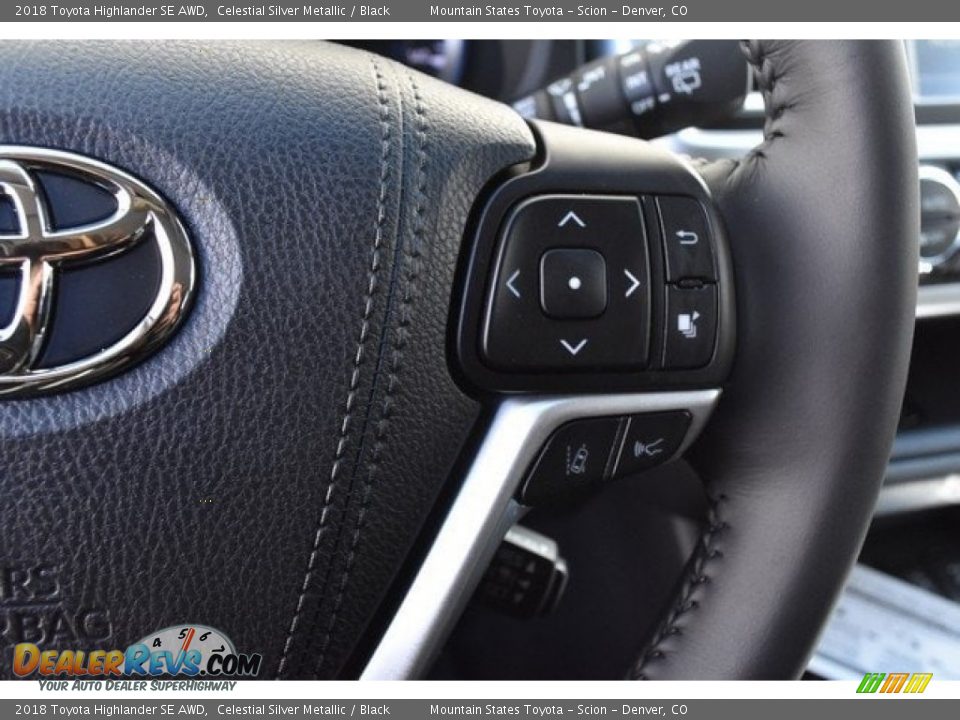 2018 Toyota Highlander SE AWD Celestial Silver Metallic / Black Photo #30