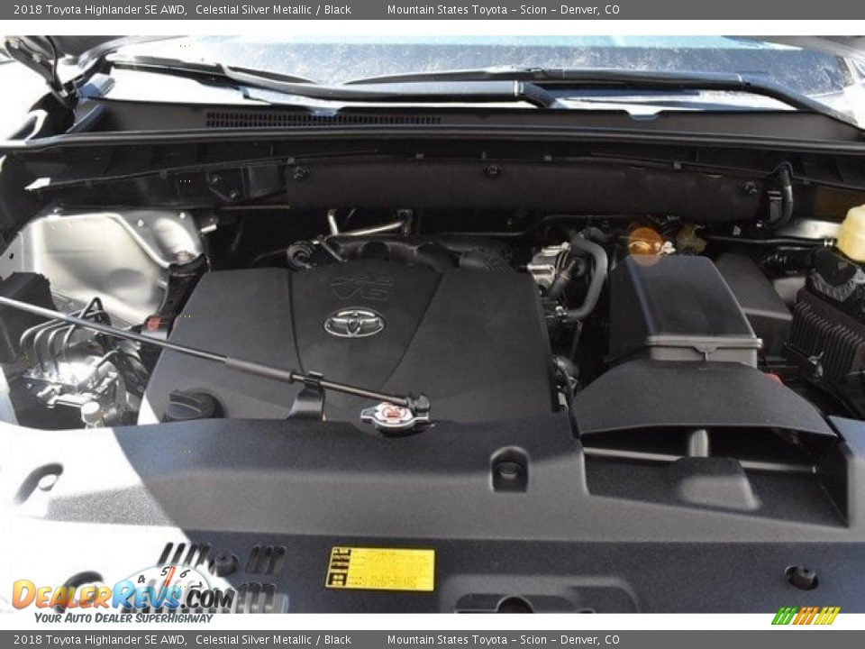 2018 Toyota Highlander SE AWD Celestial Silver Metallic / Black Photo #33