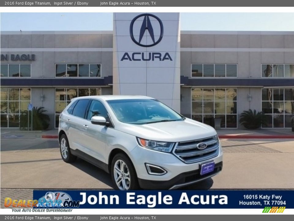 2016 Ford Edge Titanium Ingot Silver / Ebony Photo #1