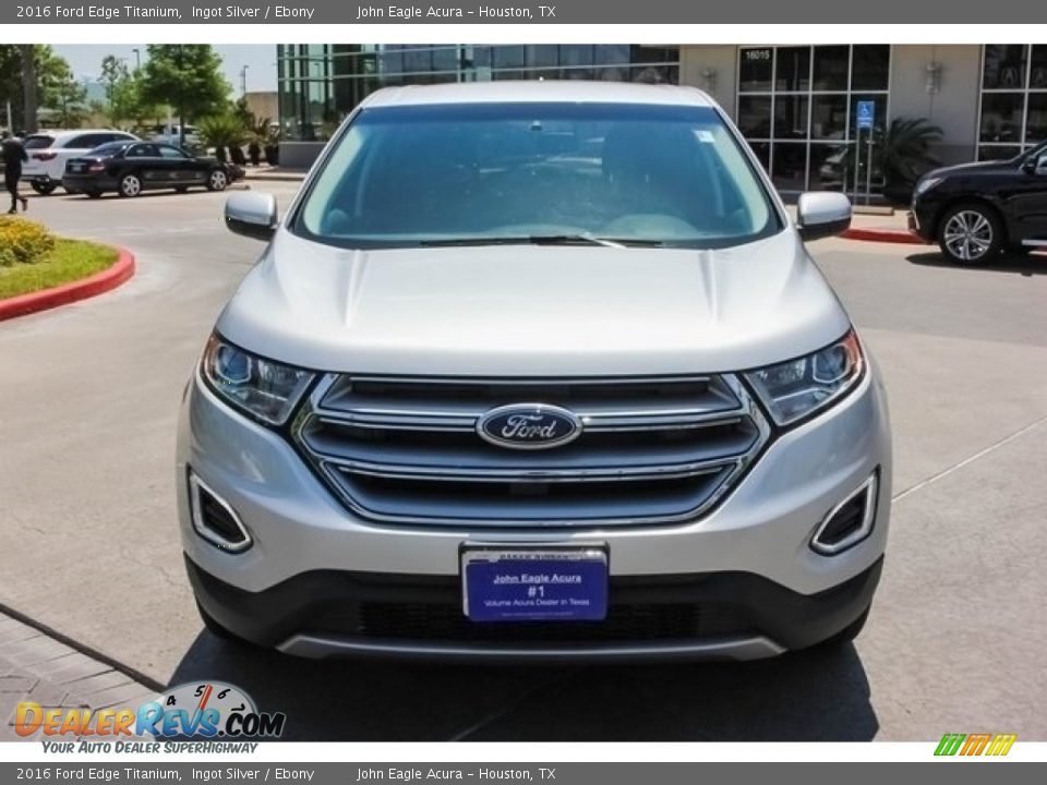 2016 Ford Edge Titanium Ingot Silver / Ebony Photo #2
