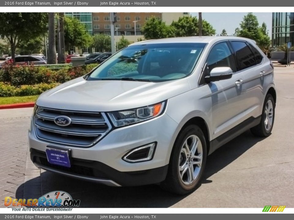 2016 Ford Edge Titanium Ingot Silver / Ebony Photo #3