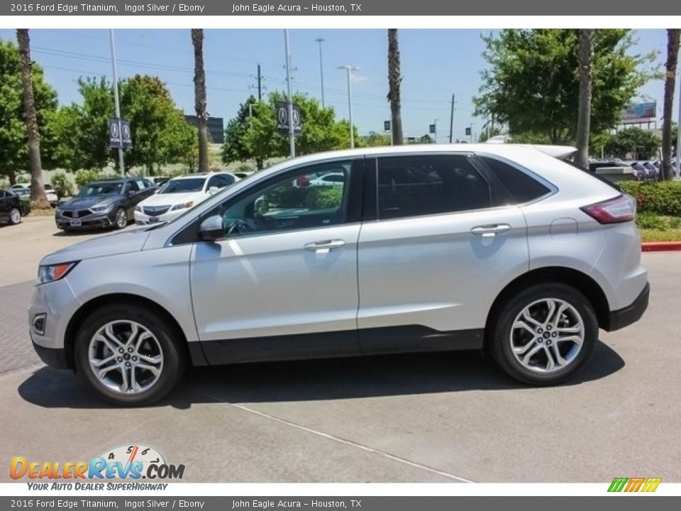 2016 Ford Edge Titanium Ingot Silver / Ebony Photo #4