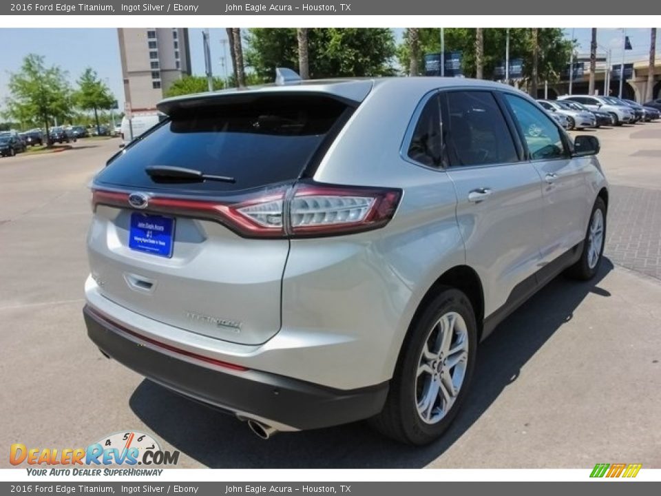 2016 Ford Edge Titanium Ingot Silver / Ebony Photo #7