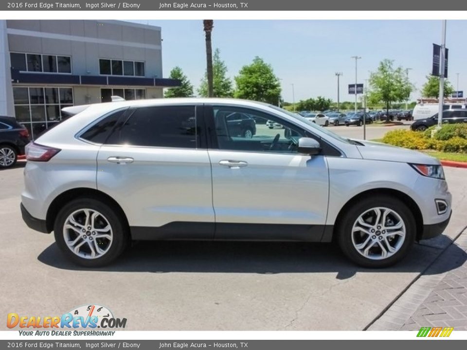 2016 Ford Edge Titanium Ingot Silver / Ebony Photo #8