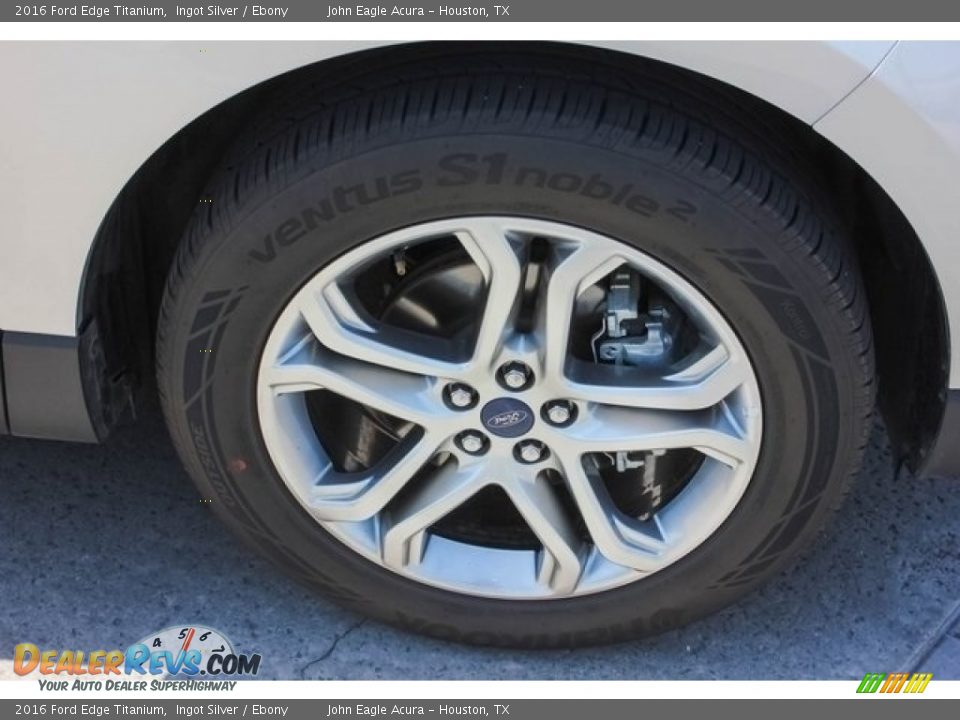 2016 Ford Edge Titanium Ingot Silver / Ebony Photo #11