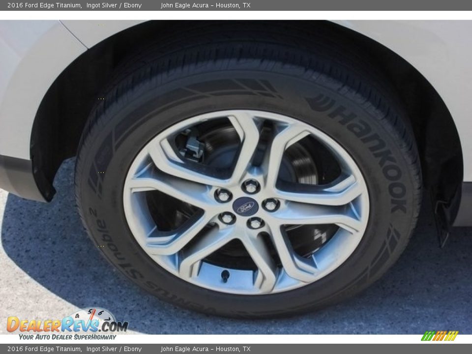 2016 Ford Edge Titanium Ingot Silver / Ebony Photo #12